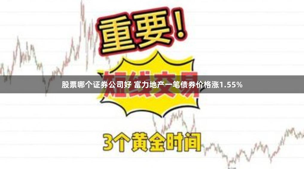 股票哪个证券公司好 富力地产一笔债券价格涨1.55%