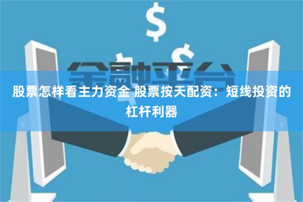 股票怎样看主力资金 股票按天配资：短线投资的杠杆利器